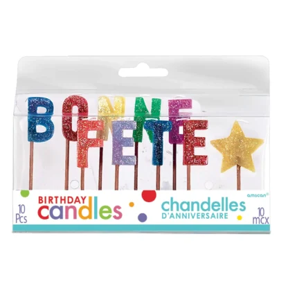 Bougies « Bonne fête » Cire (#4777)