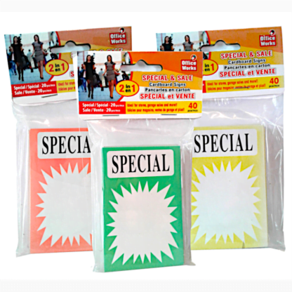 Mini pancartes Special, Sale Carton Special, Sale (#1216)