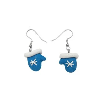 Boucle d'oreille Fimo Mitaine (#1523)