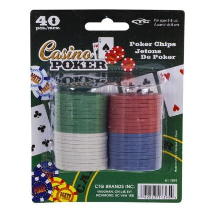 Paquet de jetons de Poker Plastique (#2082)