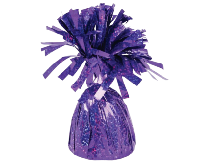 Pesée à ballon Mauve holographique (#4571)