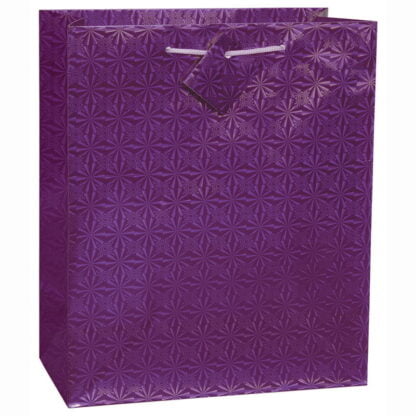 Sac cadeau Mauve holographique Papier Abstrait (#4943)