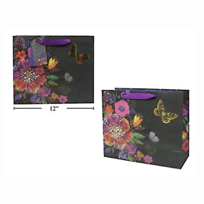 Sac cadeau Papier Fleur (#4586)