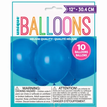 Sac de ballons Bleu Latex (#3213)