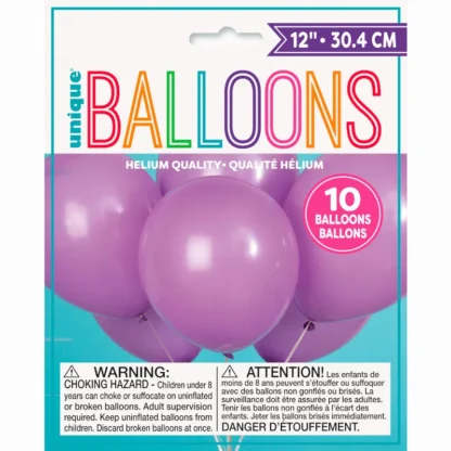 Sac de ballons Lilas Latex (#4420)