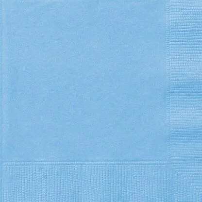 Serviettes de table Bleu pâle Papier (#3210)