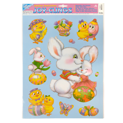 Décoration de fenêtre Vinyle Motifs de Pâques (#3389)