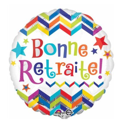 Ballon Bonne retraite Métallique Étoile (#2276)