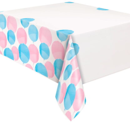 Nappe Rose et Bleu Plastique Ballon (#4522)