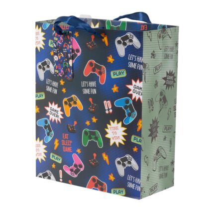 Sac cadeau Papier Manette jeux vidéo (#5292)