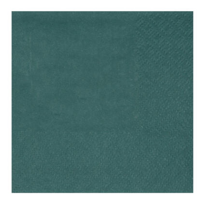 Serviettes à breuvage bleu canard Papier (#5497)
