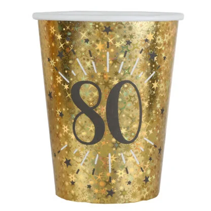 Verre numéro 80 étincellant Carton Étoile (#5446)